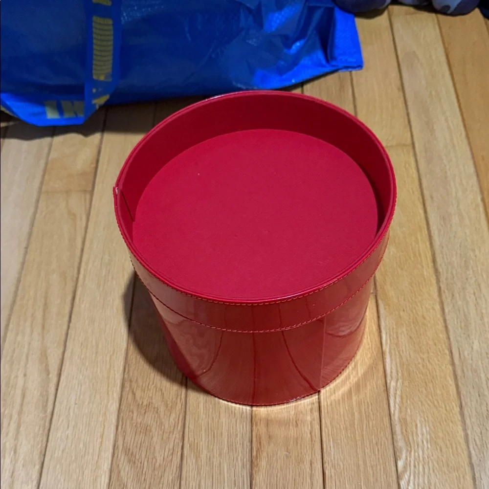 Glossy Red Storage Box